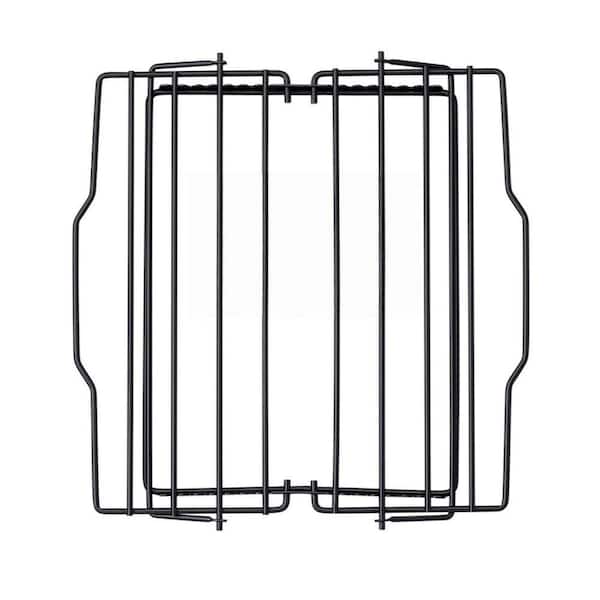 11.5 in. x 10.5 in. x 0.5 in. Steel Baking Rack with Nonstick-Coated and Adjustable for Baking and Roasting (1-Pack)