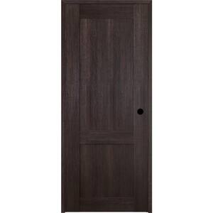 Vona 07 R 32 in. x 80 in. Left-Hand Solid Core Veralinga Oak Prefinished Textured Wood Single Prehung Interior Door