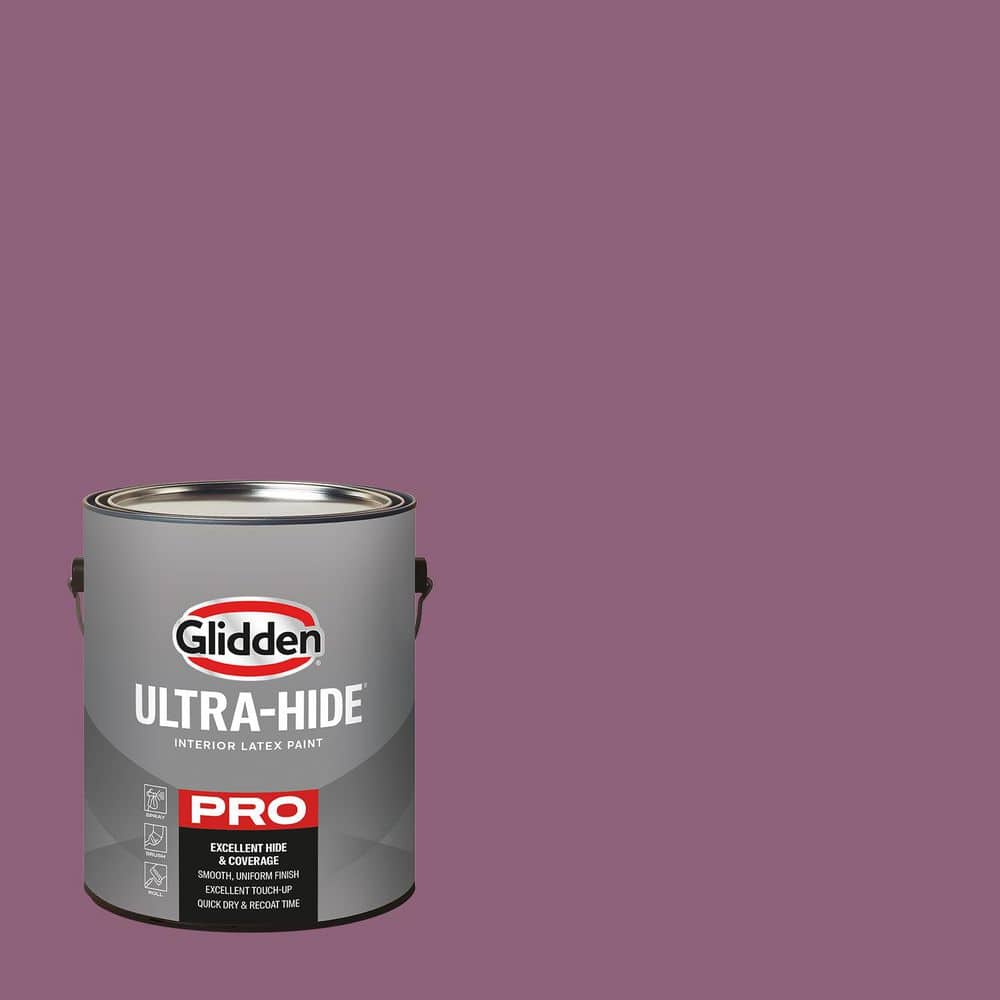 Glidden Ultra-Hide 1 gal. PPG1179-6 Victorian Plum Satin Interior