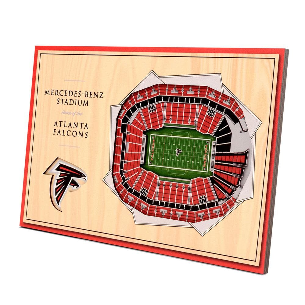 YouTheFan NFL Atlanta Falcons 3D StadiumViews Desktop Display