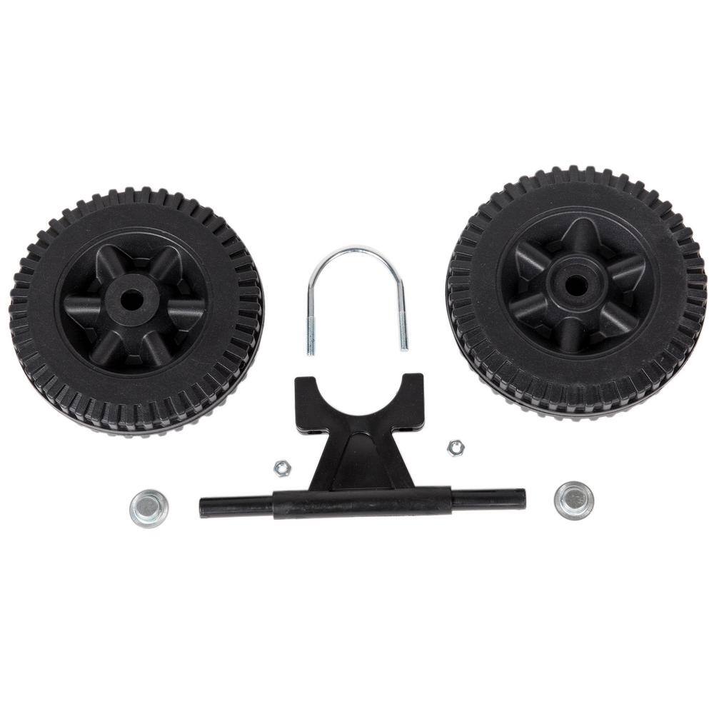 Universal Black Plastic Hammock Wheel Set for Easy Mobility