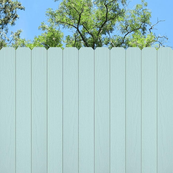 sky blue fence paint