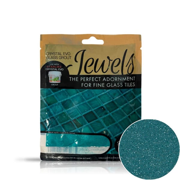 The Tile Doctor Crystal Glass Grout Jewels Serpentine 75 grams (1-Pack)