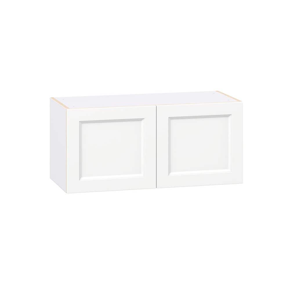 Laramie 33 in. W x 14 in. D x 15 in. H Assembled Wall Bridge Kitchen Cabinet in Painted Bright White price history on PriceWatchPro