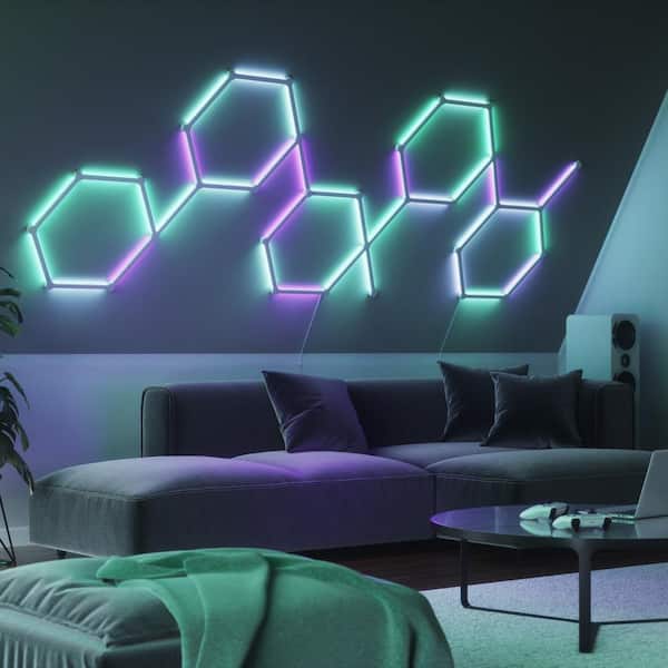 Nanoleaf Lines 60° 拡張 NL59-E-0001LW-3PK Lines 60 Degrees Expansion Pack - Multicolor Light Bars (3 Light
