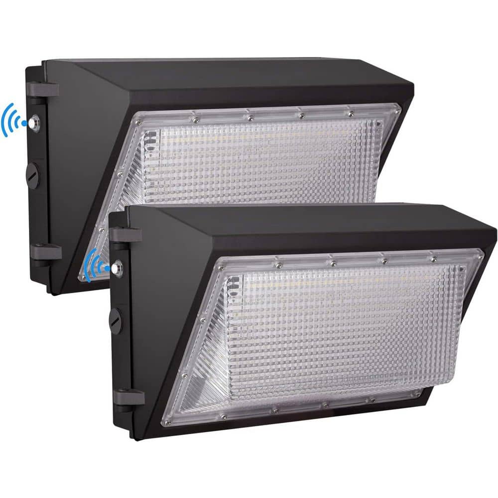 100-277V 120W 15600 Lumen LED Wall Pack Light Outdoor Dusk to Dawn Photocell Waterproof Security 2 Pack price history on PriceWatchPro