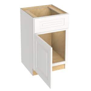 Grayson Pacific White Painted Plywood Shaker Assembled Sink Base Kitchen Cabinet Sft Cls 21 in W x 21 in D x 34.5 in H