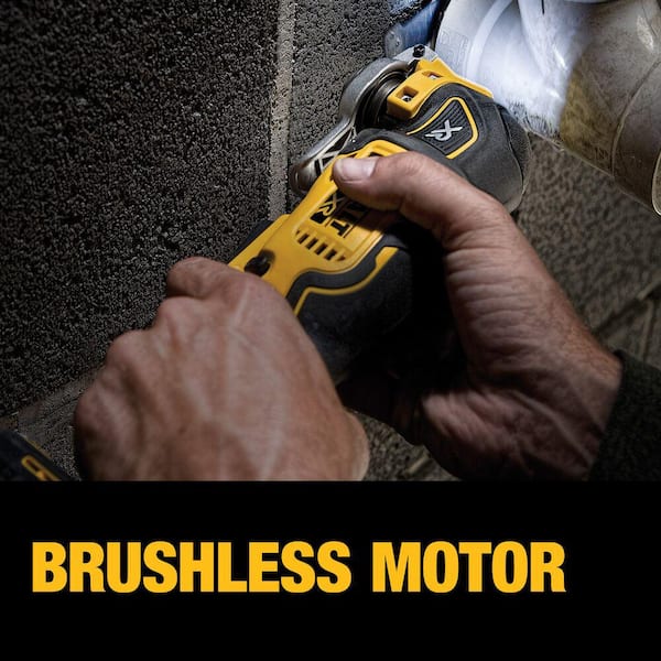 DEWALT - 20V MAX XR Cordless Brushless 3-Speed Oscillating Multi Tool with (1) 20V 1.5Ah Battery and Charger