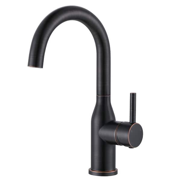 IVIGA Classic Single Handle Standard Kitchen Faucet in Oil Rubbed Bronze