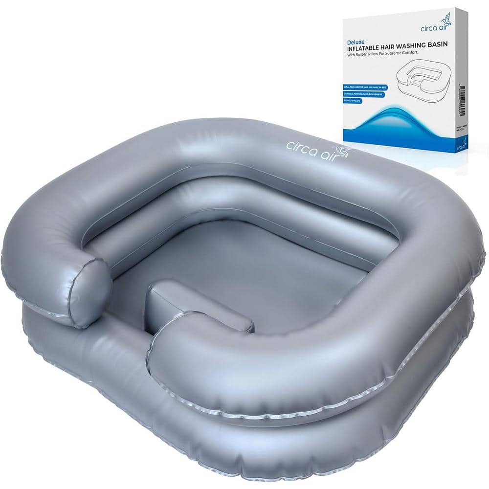Air Inflatable Hair Washing Basin For Bedridden Portable Shampoo Bowl With 