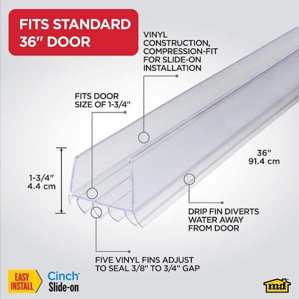 Clear One Products Vinyl Door Strips Clear One Products Vinyl Door Strips