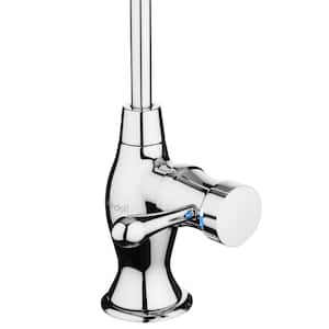 Sequoia Single Handle Water Filtration Beverage Faucet for Circle LED Filter Change Indicator in Polished Chrome