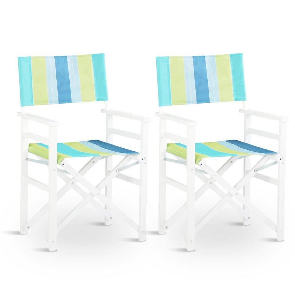 Patio Green Solid Wood Beach Chair Set (Set of 2) price history on PriceWatchPro