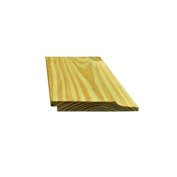 1 in. x 8 in. x 12 ft. Knotty Southern Yellow Pine 105 Board
