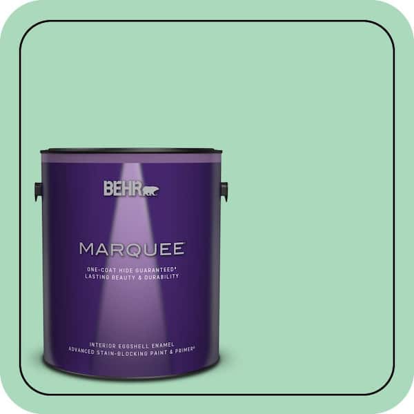 BEHR MARQUEE 1 gal. #P410-3 Shanghai Jade Eggshell Enamel Interior Paint & Primer