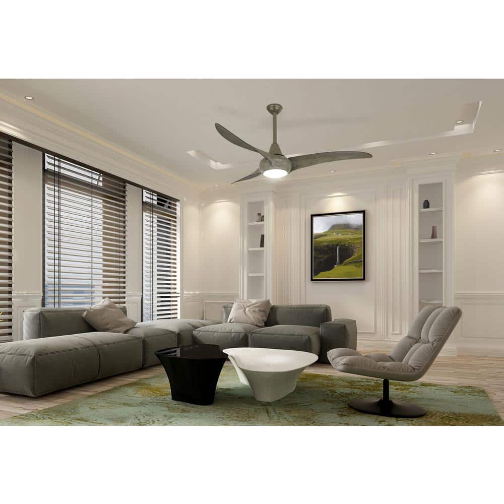 Driftwood 52" LED Ceiling Fan with Remote and Light Kit