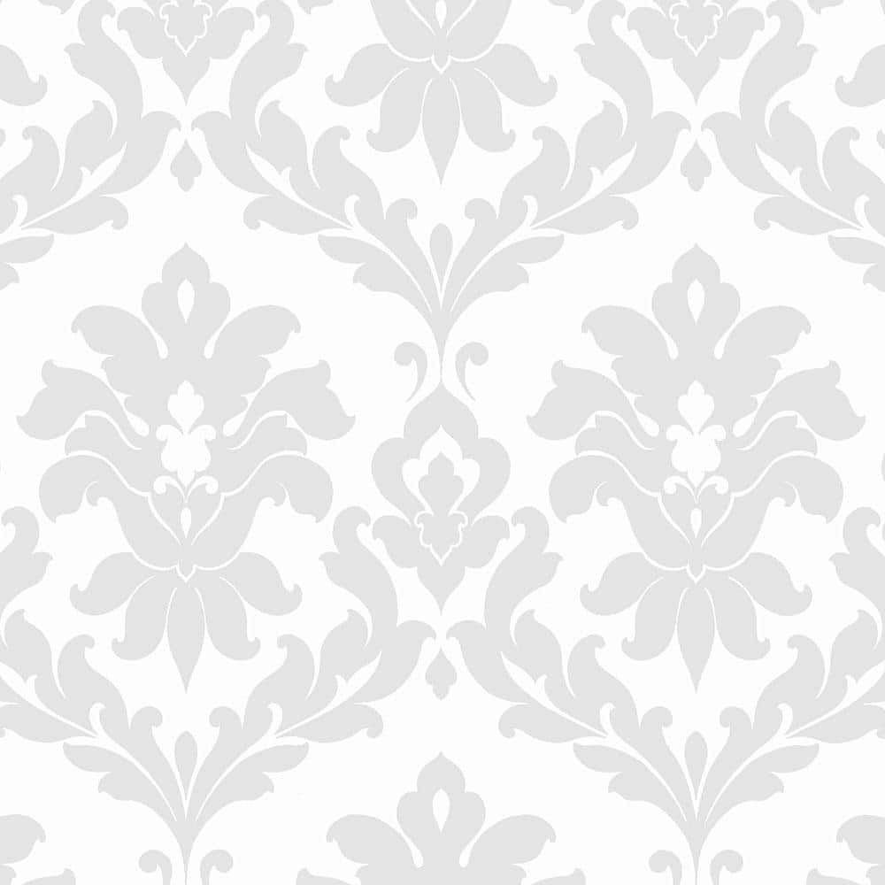 Reviews for Norwall Plaza Damask Vinyl Roll Wallpaper (Covers 55 sq. ft
