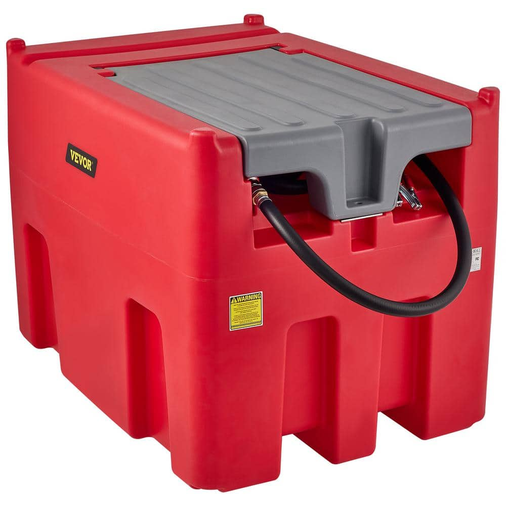 VEVOR Portable Diesel Tank, 116 Gal. Capacity and 10 GPM Flow Rate ...