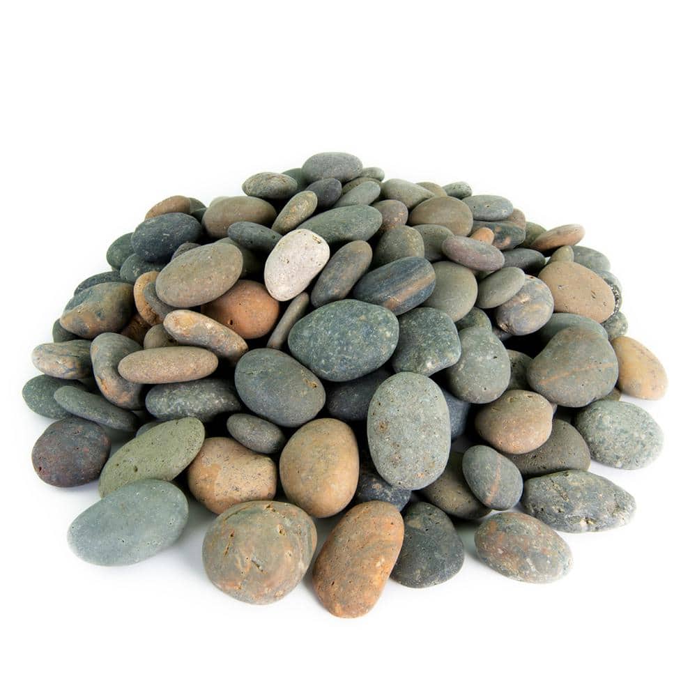 21.6 cu. ft., 1 in. to 2 in. 2000 lbs. Mixed Mexican Beach Pebble Smooth Round Rock for Garden and Landscape Design price history on PriceWatchPro