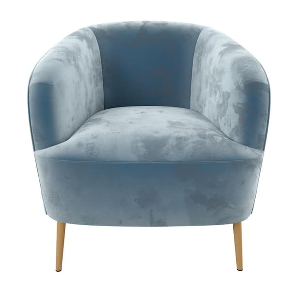 SCOTT LIVING Beverly Light Blue Accent Arm Chair