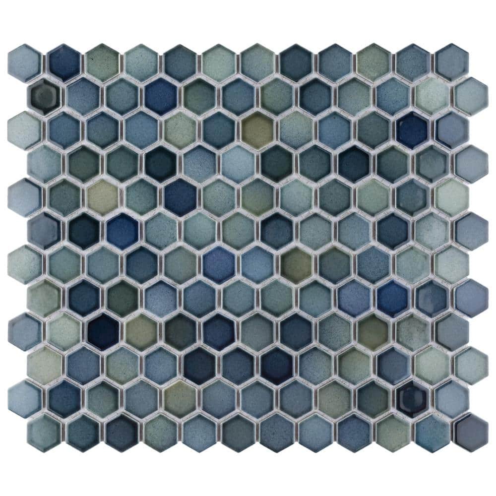 Hudson 1 in. Hex Atlantis 6 in. x 6 in. Porcelain Mosaic Take Home Tile Sample price history on PriceWatchPro