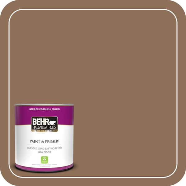 BEHR PREMIUM PLUS 1 qt. #250F-6 Pepper Spice Eggshell Enamel Low Odor Interior Paint & Primer