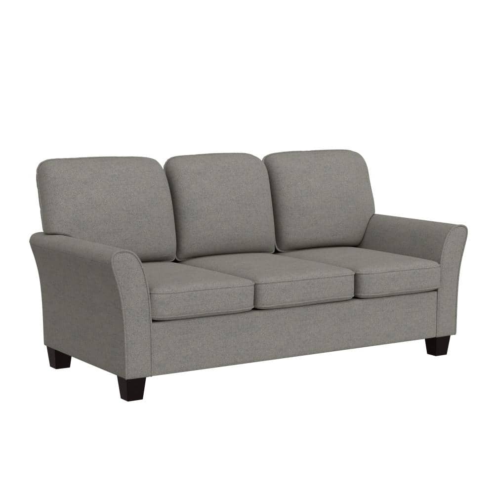Hillsdale Furniture Lorena 75in. Rolled Arm Polyester Casual Rectangle ...