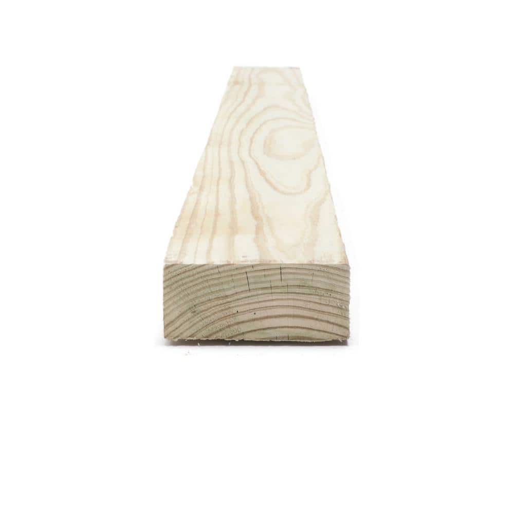 Premium Southern Pine Pressure-Treated Wood Lumber 2"x6"x4'