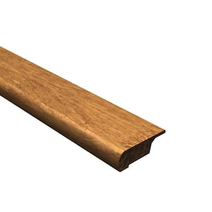 Mocha 13/16 in. T x 3-1/4 in. W x 72 in. L Solid Bamboo Overlap Stair Nose Molding