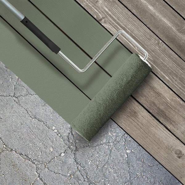 5 gal. #ICC-77 Sage Green Low-Lustre Enamel Interior/Exterior Porch and Patio Floor Paint