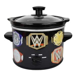 2 qt. Black Ceramic WWE Championship Belt Slow Cooker