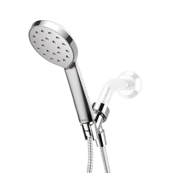 Kiri 1-Spray 6 in. Single Wall Mount Handheld Shower Head in Chrome