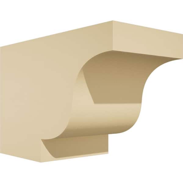 Ekena Millwork Standard Newport 6 in. W x 8 in. H x 12 in. D Signature Urethane Rafter Tail Outlooker