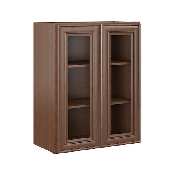 Hausvita 24-in. W x 12-in. D x 30-in. H in. Cameo Scotch Plywood Ready to Assemble Wall cabinets with Shelf without Glass