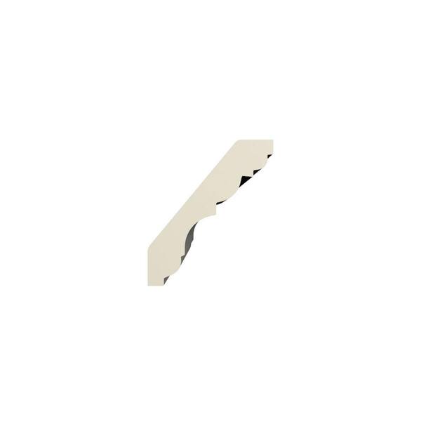 Ekena Millwork Anthony 2.25 in. D x 3.5 in. W x 96 in. L Polyurethane Crown Moulding