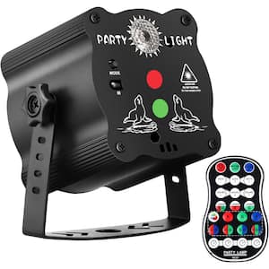 ELIMINATOR 14-Watt Integrated Led Dimmable Low Bay Black Mini Par RGBW 12 x 1-Watt LED