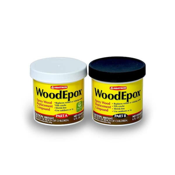 Abatron WEAB60R 6oz Part A + 6oz Part B WoodEpox Epoxy Wood Filler —  Painters Solutions