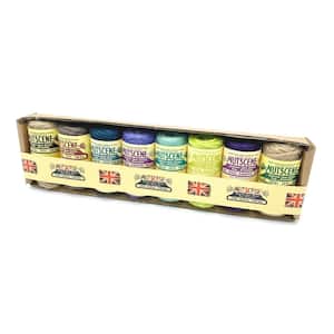 English Garden #3 x 49 ft. 3-Ply Jute Mini Spools of Garden Twine (8-Pack Assorted Colors)