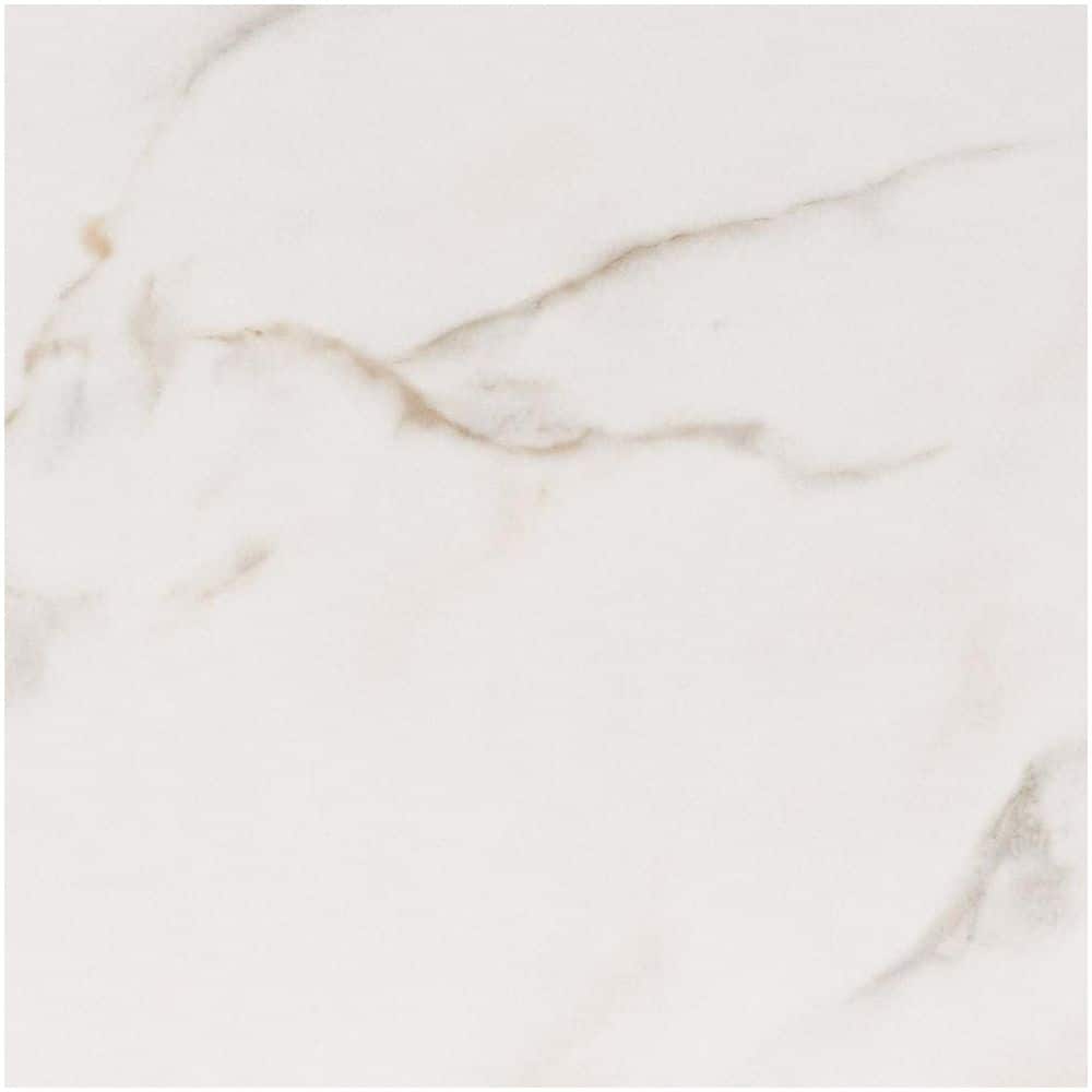Calacatta Lucca 24" x 24" Polished Porcelain Marble Look Tile