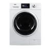 2.65 cu.ft. vented Front Load Compact Portable Electric Laundry Dryer in  White with sensor dry