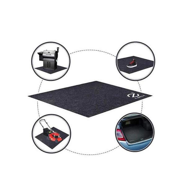 48” Round Rubber BBQ Grill Mat - Outdoor Grill Pad to Protect Deck, Pa –  MisterBuddyMat