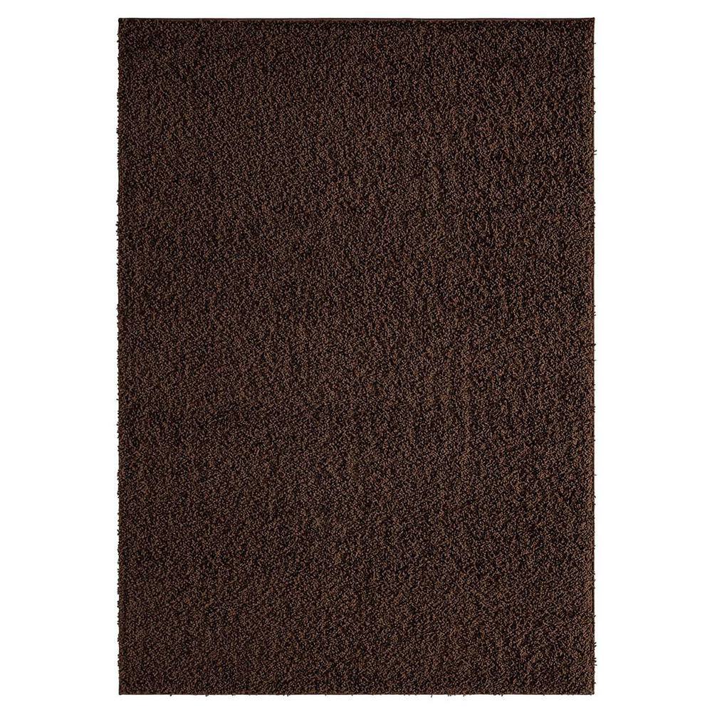 Context Eclipse Solid Brown 6 ft. x 9 ft. Polypropylene Area RugECL