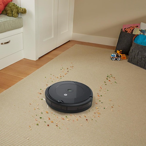 iRobot Roomba 694 Robot Vacuum – Self Charging, Wi-Fi Connected, Works with  Alexa, Good for Pet Hair, Carpets, Hard Floors R694020 - The Home Depot