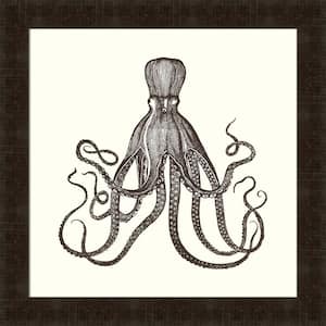34 in. x 34 in. "Octopus" Framed Giclee Print Wall Art