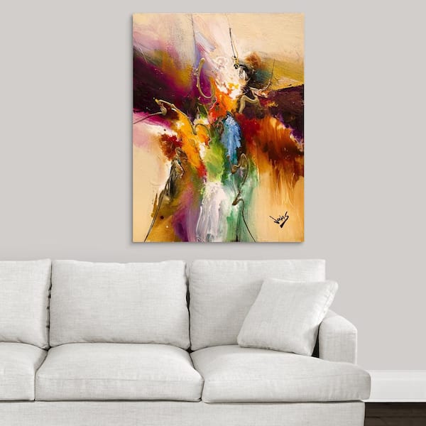 GreatBigCanvas "Flow 180" by Jonas Gerard Canvas Wall Art