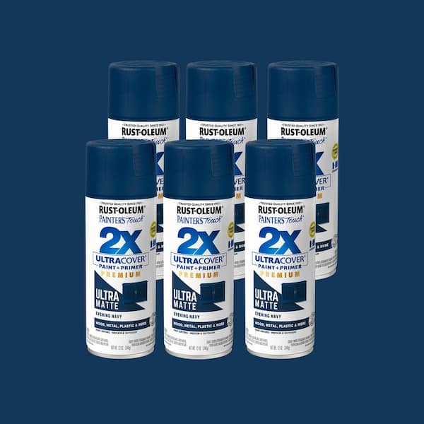 12 oz. Matte Evening Navy Ultra Cover General Purpose Spray Paint (Case of 6)