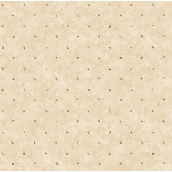 Chesapeake Gertrude Cream Falling Leaf Toss Wallpaper