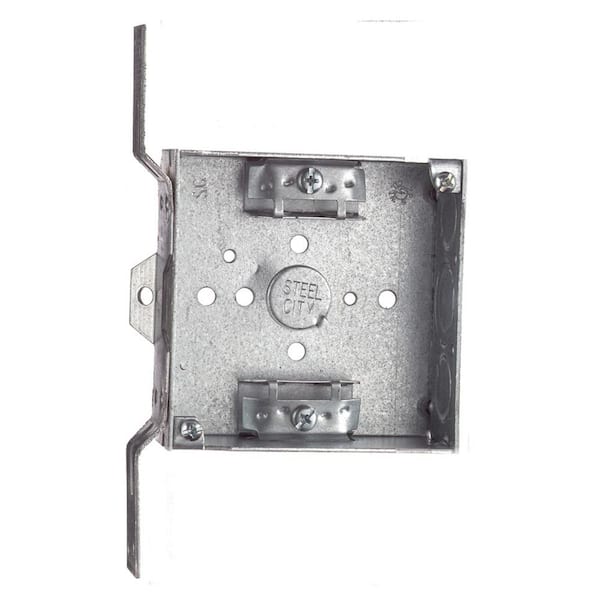 Steel City 4 in. Steel Square Electrical Box