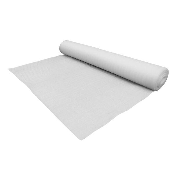 Dekorman Laminate Flooring White Foam Underlayment 2 mm Thick x 3.3 ft. W x 91.44 ft. L (300 sq. ft. / Roll)