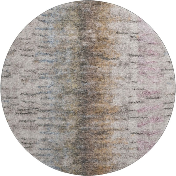 Addison Rugs Mayfield Premium Machine Washable Abstract AMF2319 Brown 8 ...